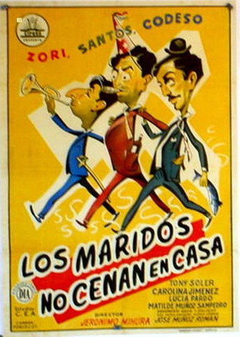 Póster de Los maridos no cenan en casa