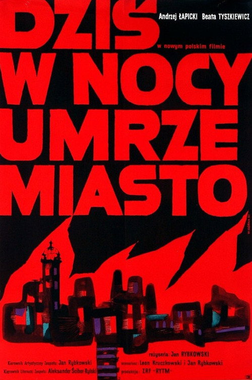 Póster de Dziś w nocy umrze miasto