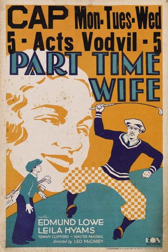 Póster de Part Time Wife
