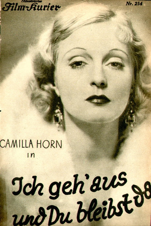 Póster de Ich geh' aus und Du bleibst da