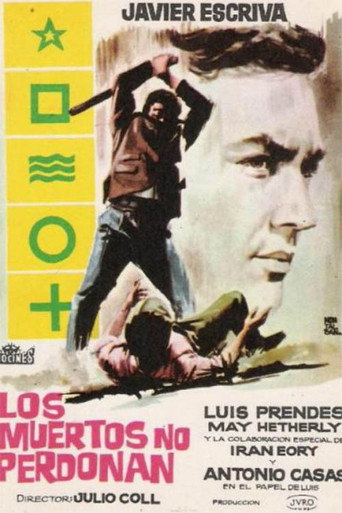 Póster de Los muertos no perdonan