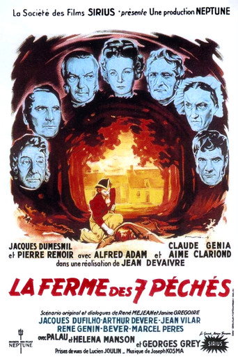 Póster de La Ferme des sept péchés