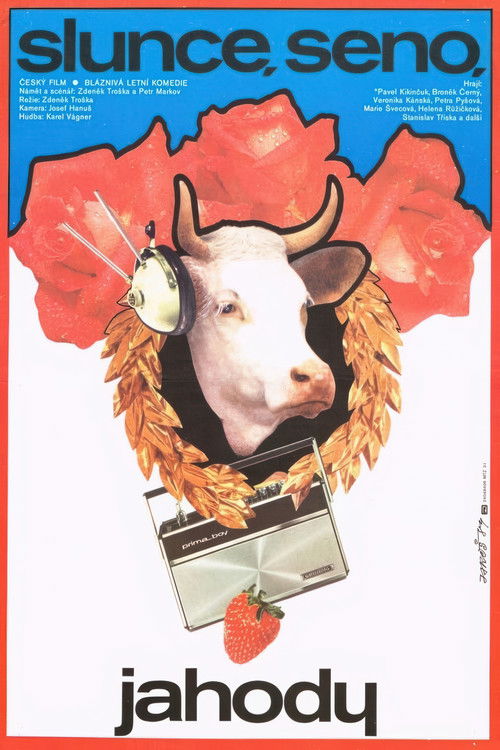 Póster de Slunce, seno, jahody