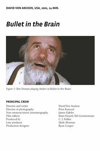 Póster de Bullet in the Brain