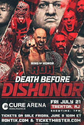 Póster de ROH: Death Before Dishonor 2023