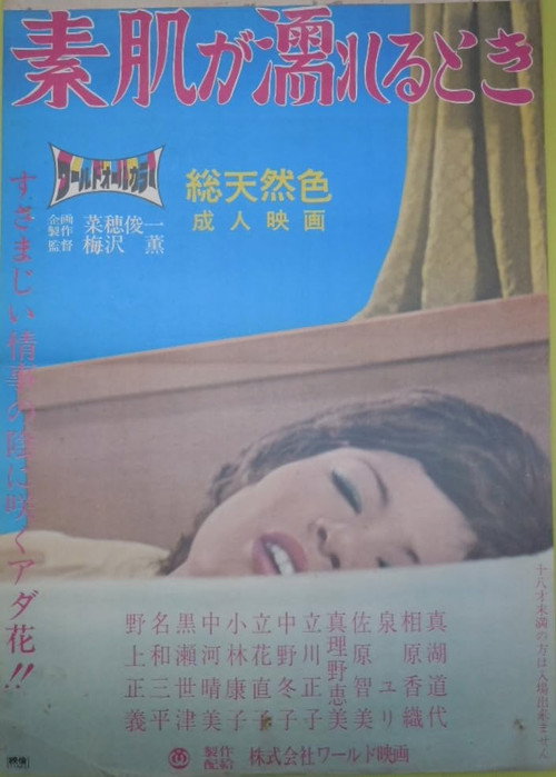 Póster de 素肌が濡れるとき