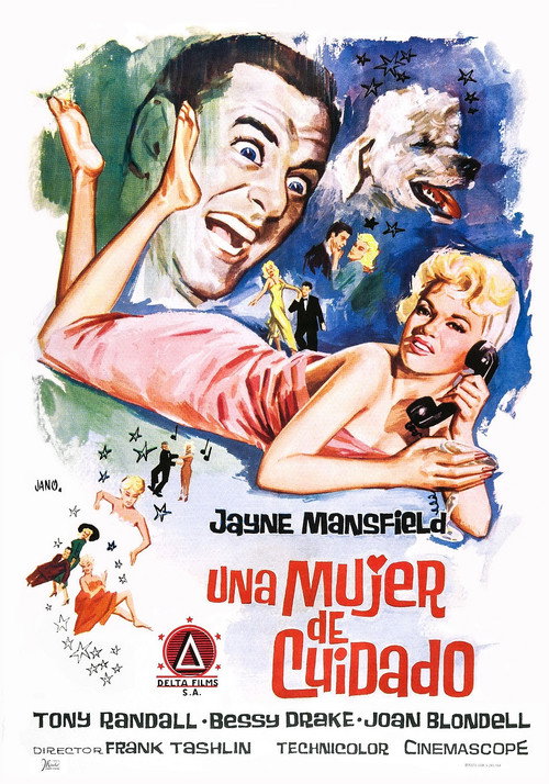 Póster de La rubia explosiva