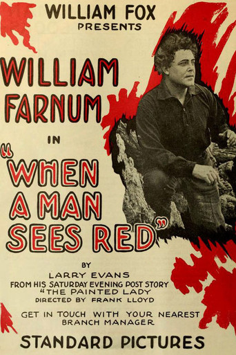 Póster de When a Man Sees Red
