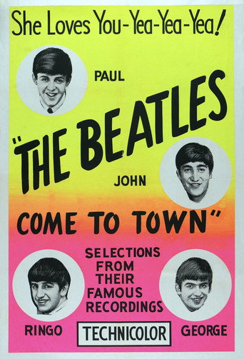Póster de The Beatles Come to Town