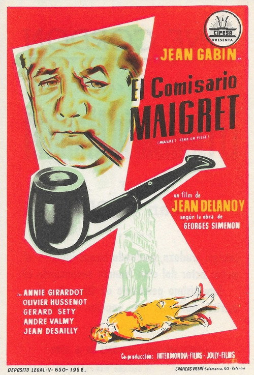 Póster de Maigret tend un piège
