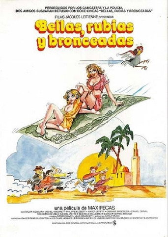 Póster de Belles, blondes et bronzées