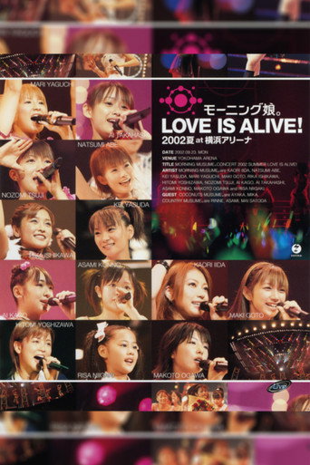 Póster de モーニング娘。2002夏 LOVE IS ALIVE! at 横浜アリーナ