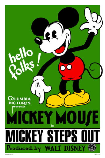 Póster de Mickey Steps Out