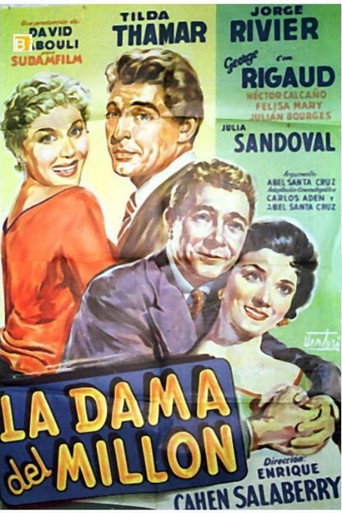 Póster de La dama del millón