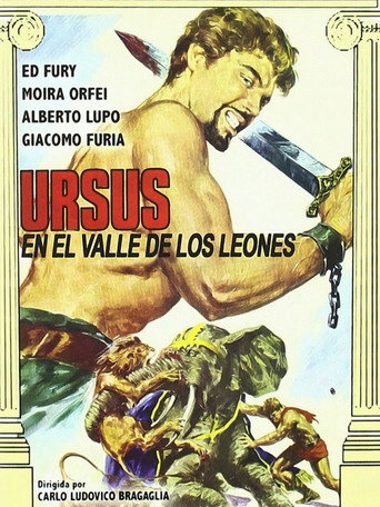 Póster de Ursus nella valle dei leoni