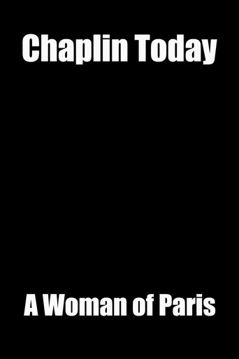 Póster de Chaplin Today: A Woman of Paris
