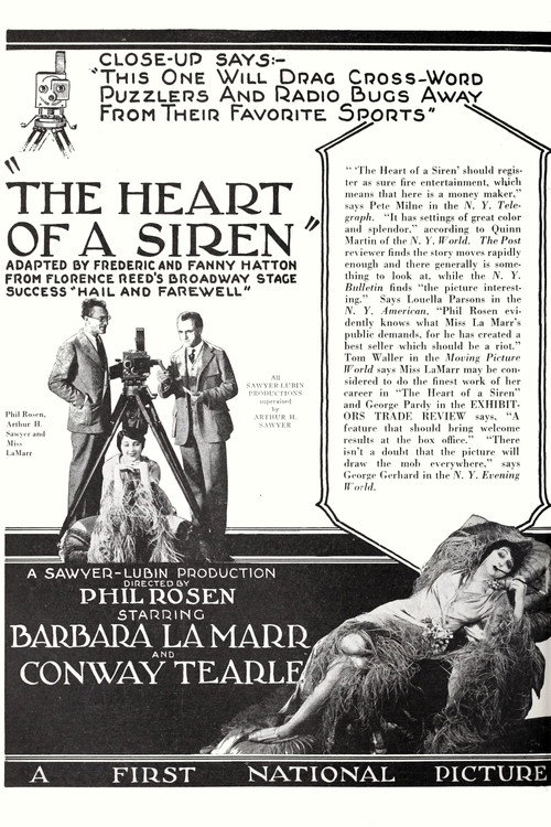 Póster de The Heart of a Siren