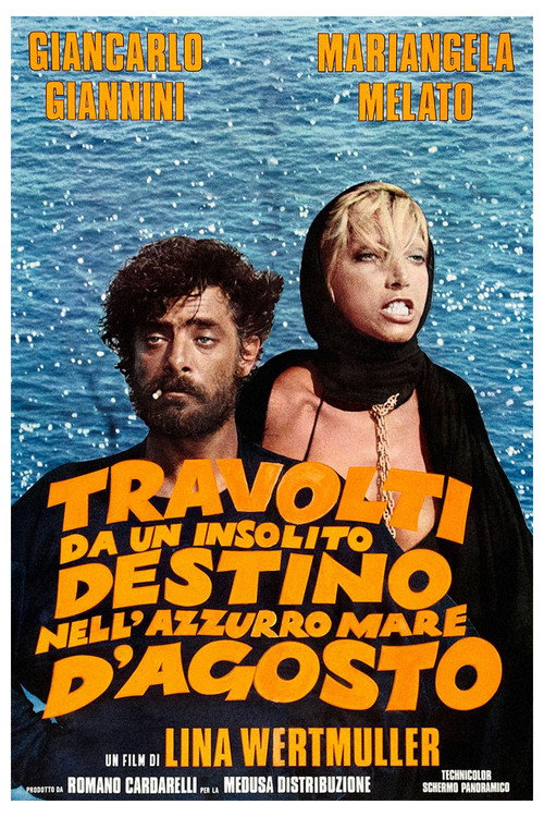 Póster de Travolti da un insolito destino nell'azzurro mare d'agosto