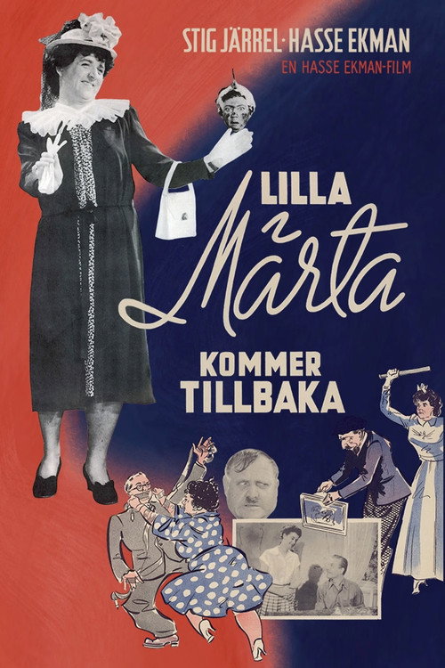 Póster de Lilla Märta kommer tillbaka eller Grevinnans snedsteg eller Den vilda jakten efter det hemliga dokumentet