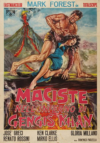 Póster de Maciste nell'inferno di Gengis Khan