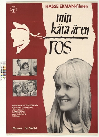 Póster de Min kära är en ros