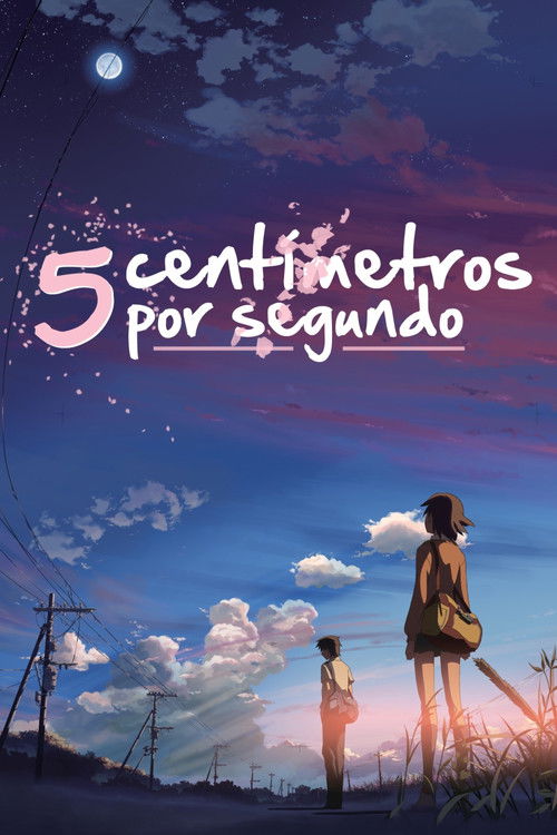 Póster de 5 centímetros por segundo