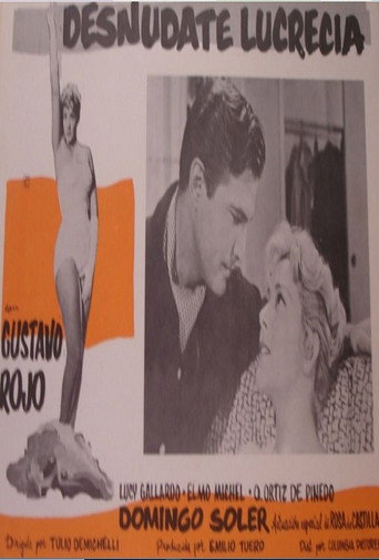 Póster de Desnúdate, Lucrecia