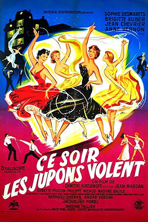Póster de Ce soir les jupons volent...