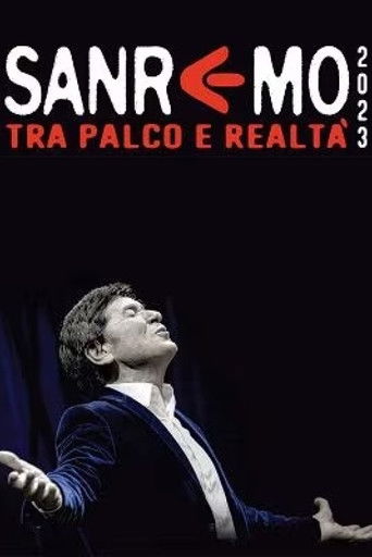Póster de Sanremo 2023. Tra Palco e realtà