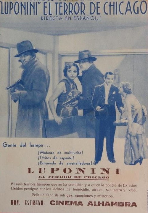 Póster de Luponini (El terror de Chicago)