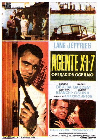 Póster de Agente X1-7 - Operazione oceano