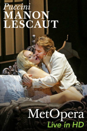 Póster de Manon Lescaut - Metropolitan Opera