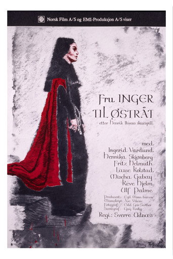 Póster de Fru Inger til Østråt