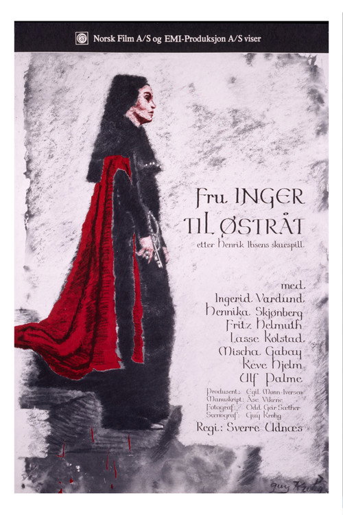 Póster de Fru Inger til Østråt