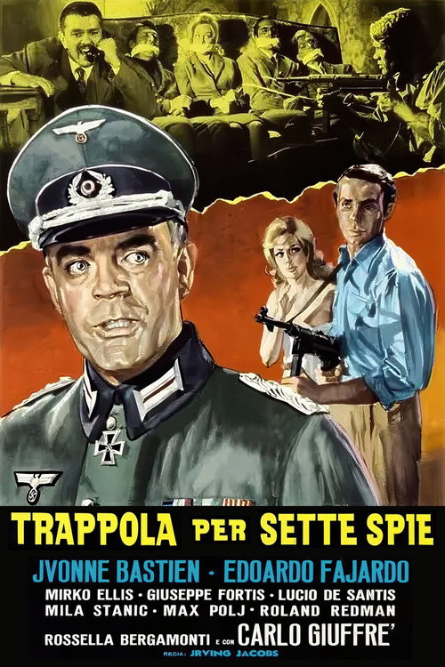 Póster de Trappola per sette spie