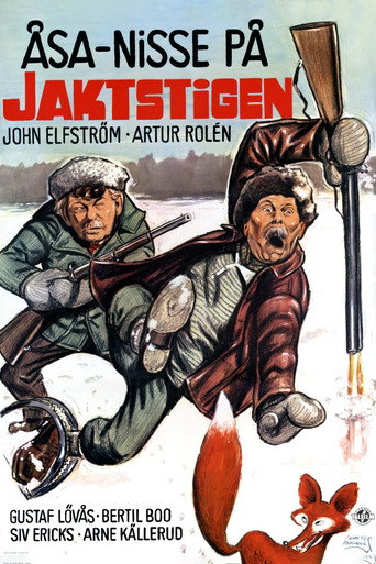 Póster de Åsa-Nisse på jaktstigen