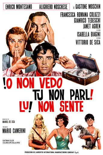 Póster de Io non vedo, tu non parli, lui non sente
