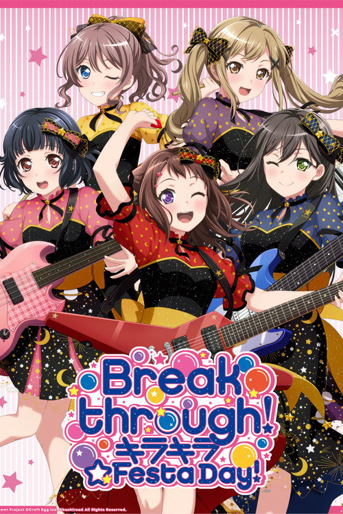 Póster de BanG Dream! 8th☆LIVE「Breakthrough!」 DAY1:キラキラ☆Festa Day!