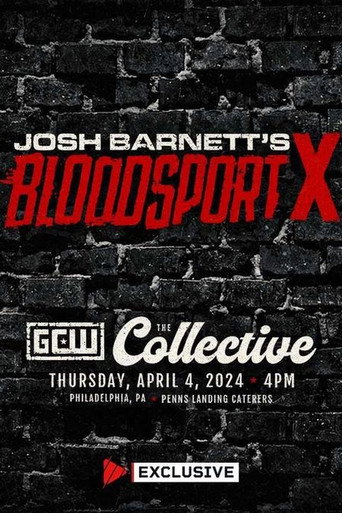 Póster de GCW Josh Barnett's Bloodsport X