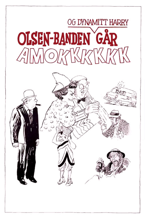 Póster de Olsenbanden og Dynamitt-Harry går amok
