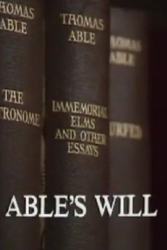 Póster de Able's Will