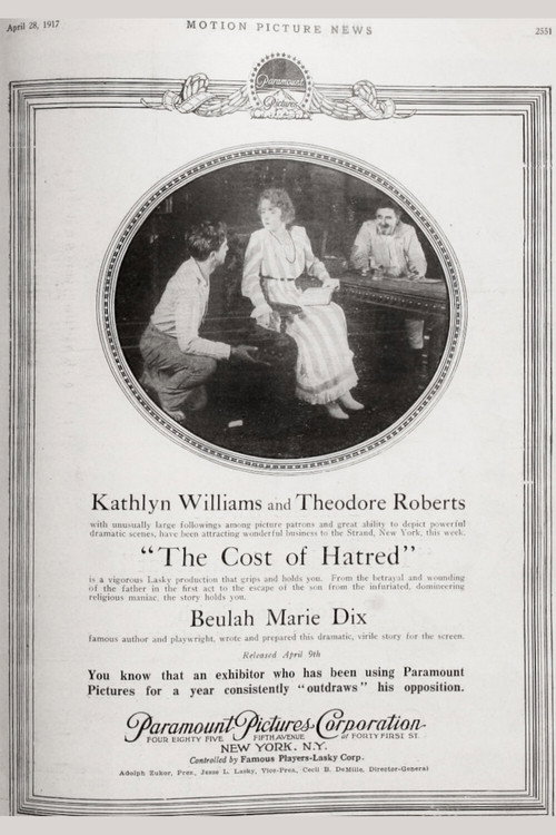 Póster de The Cost of Hatred