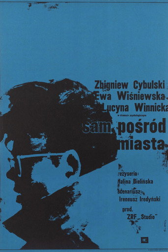Póster de Sam pośród miasta