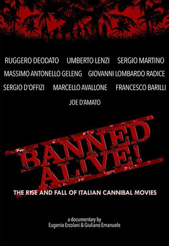 Póster de Banned Alive! The Rise and Fall of Italian Cannibal Movies