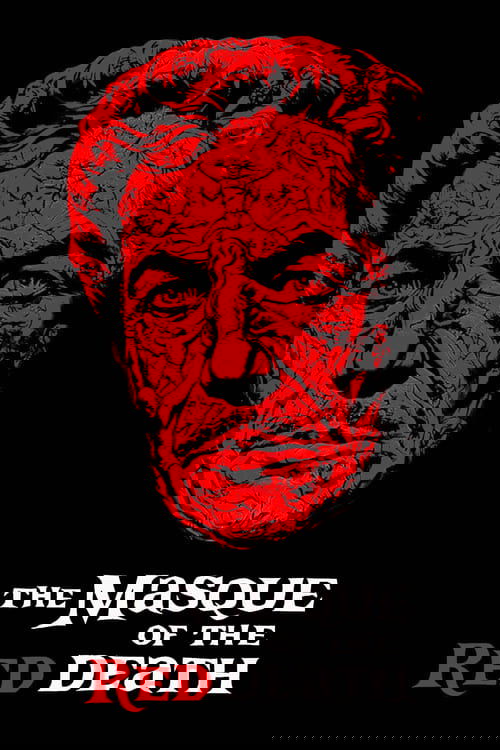Póster de La muerte con máscara roja