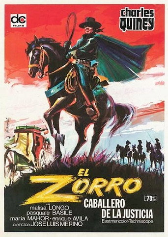 Póster de Zorro il cavaliere della vendetta