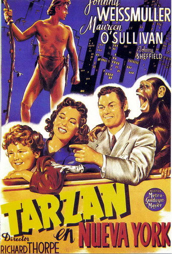 Póster de Tarzán en Nueva York