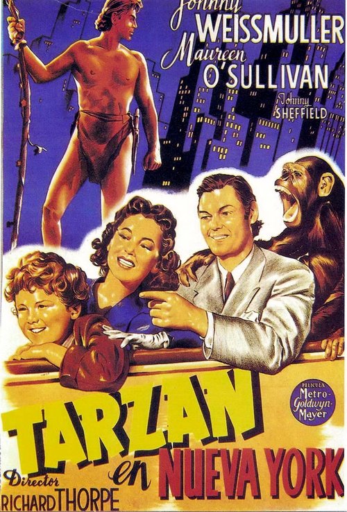 Póster de Tarzán en Nueva York