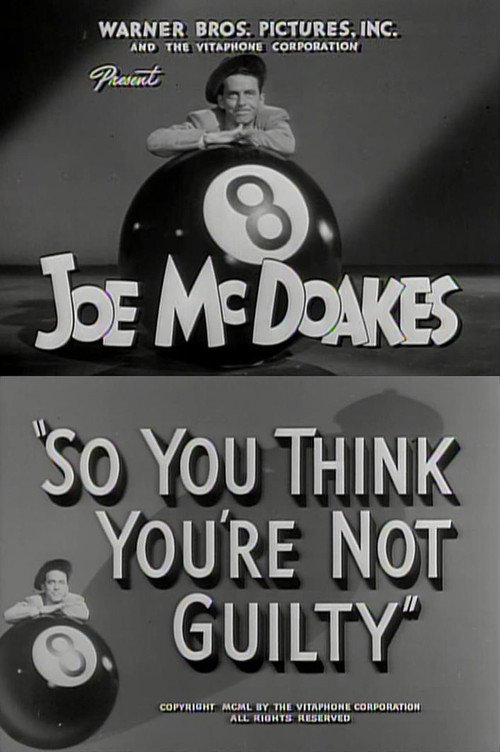 Póster de So You Think You're Not Guilty