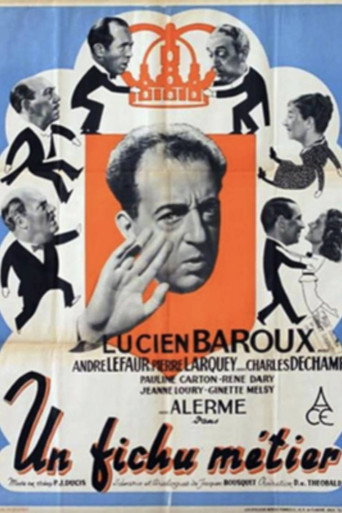 Póster de Un fichu métier
